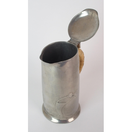 484 - Archibald Knox for Liberty & Co. Tudric Pewter hot water pots circa 1905