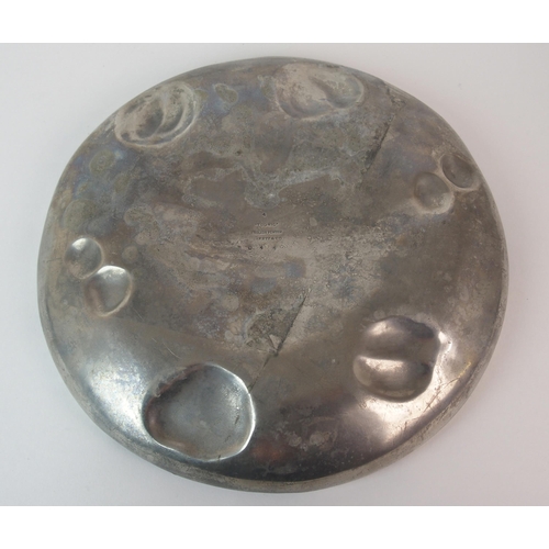 485 - Archibald Knox for Liberty & Co. Tudric Pewter tray and fruit bowl circa 1905