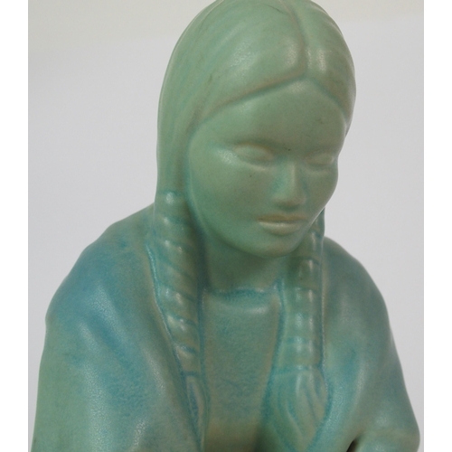 495 - A Van Briggle for Colorado Springs pottery Indian woman figure