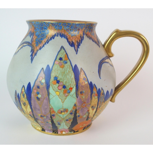 508 - A Carlton Ware Art Deco 'Fantasia' Jug