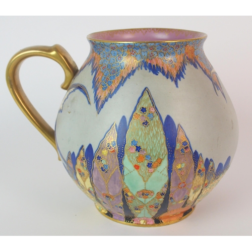 508 - A Carlton Ware Art Deco 'Fantasia' Jug