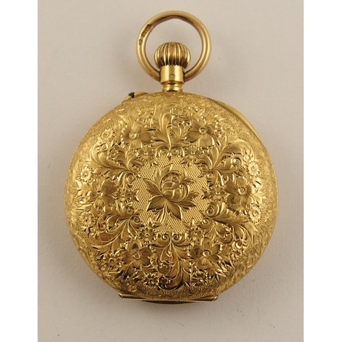 550 - An 18ct pocket watch