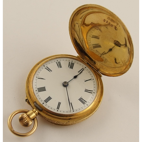 550 - An 18ct pocket watch