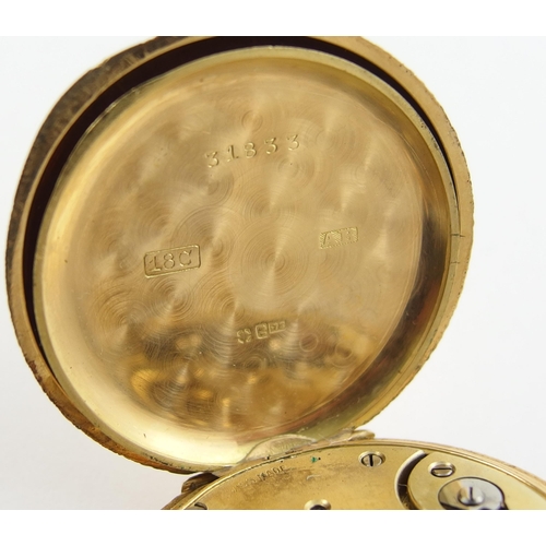 550 - An 18ct pocket watch