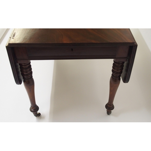 759 - A 19th Century mahogany drop leaf table