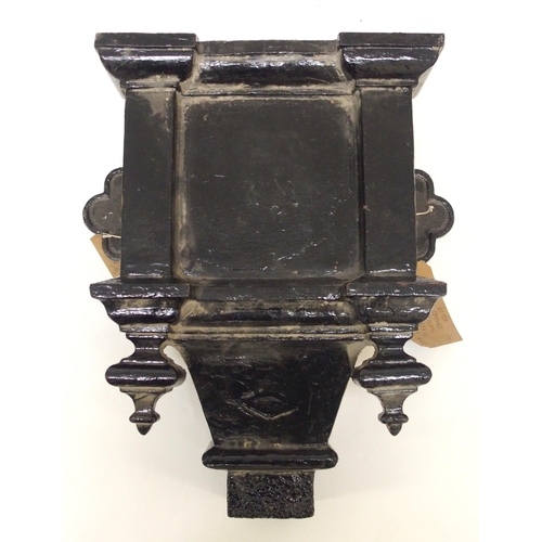 768 - A Victorian cast iron rain hopper