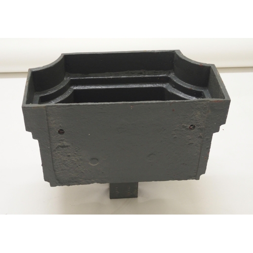 768 - A Victorian cast iron rain hopper