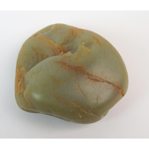 77 - A Chinese jade pebble carving