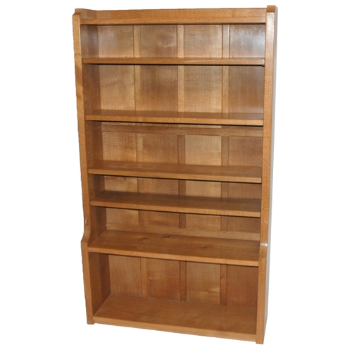 826 - ROBERT 'MOUSEMAN' THOMPSON An oak open bookcase