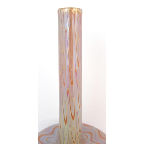 155 - A Loetz-style Austrian iridescent glass vase