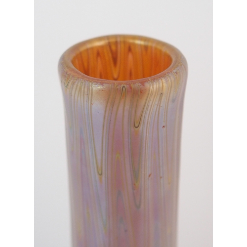 155 - A Loetz-style Austrian iridescent glass vase