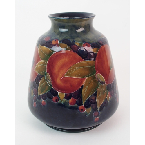 156 - A Moorcroft Pottery Pomegranate vase