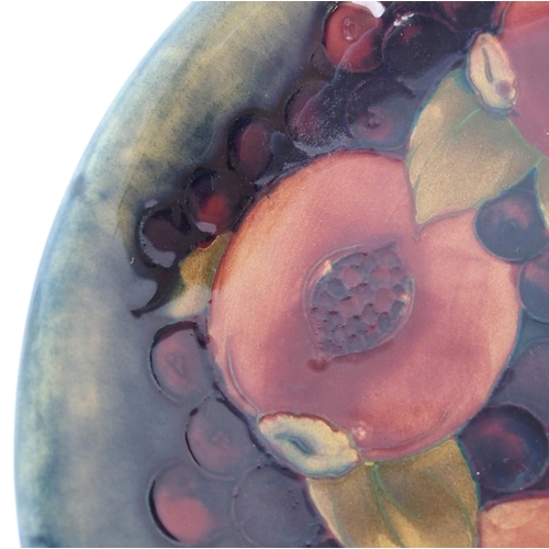 191 - A Moorcroft Pottery Pomegranate dish