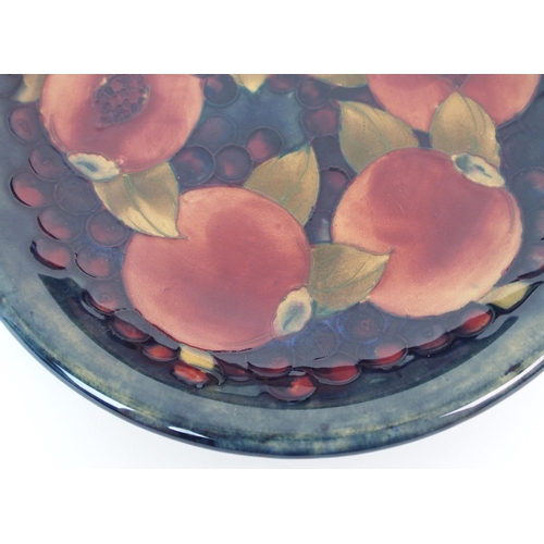 191 - A Moorcroft Pottery Pomegranate dish