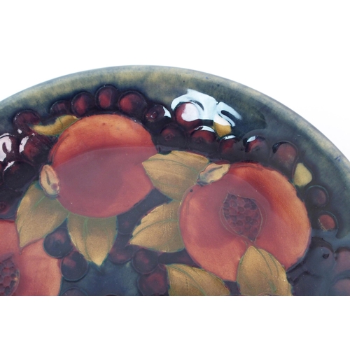 191 - A Moorcroft Pottery Pomegranate dish