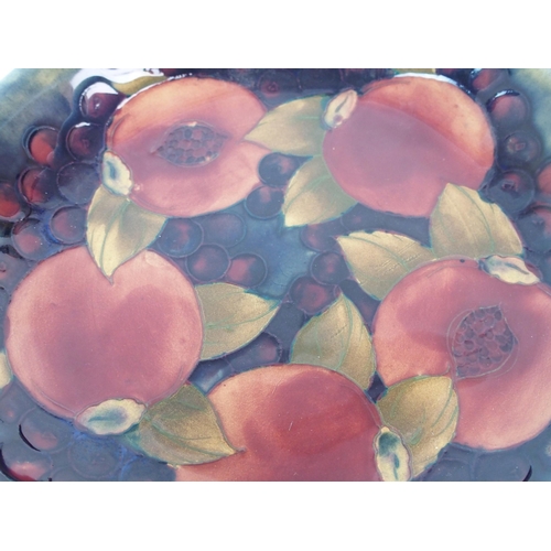 191 - A Moorcroft Pottery Pomegranate dish