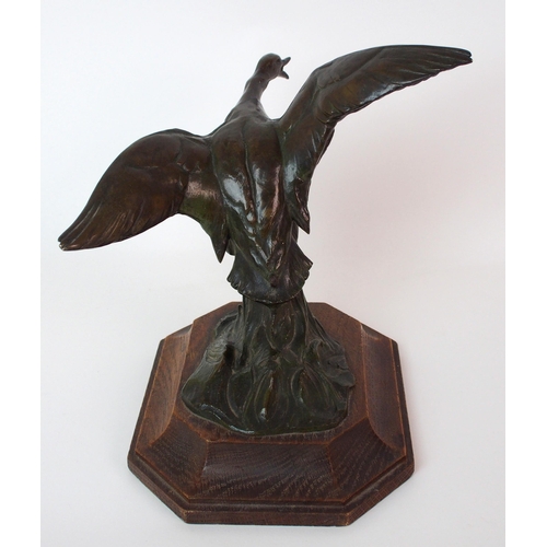 199 - A Scottish patinated cast bronze figure  by Phyllis M. Bone (Scottish  1896-1972)