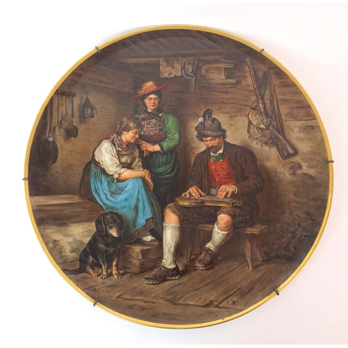 225 - A Viennese painted porcelain plaque