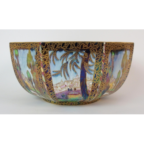 237 - A Wedgwood Fairyland Lustre octagonal centrebowl  by Daisy Makeig-Jones