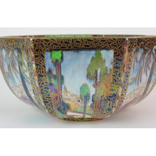 237 - A Wedgwood Fairyland Lustre octagonal centrebowl  by Daisy Makeig-Jones