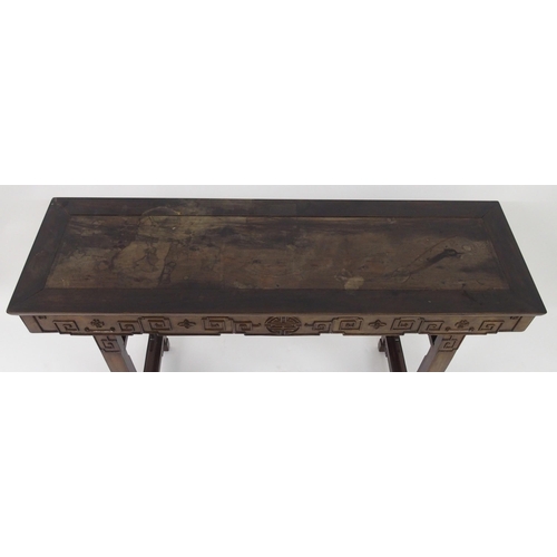 308 - A Chinese hardwood alter table