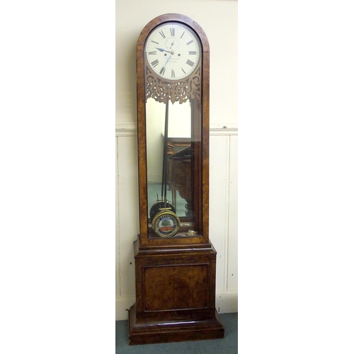 320A - William Barr of Govan  a regulator long case clock