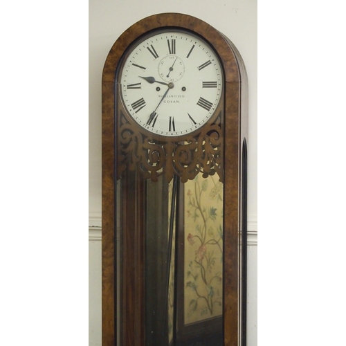 320A - William Barr of Govan  a regulator long case clock