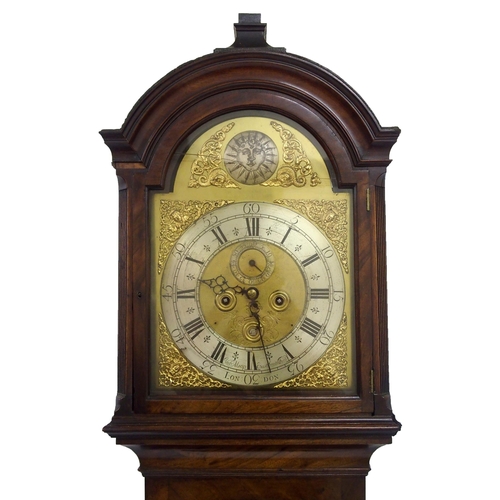 321 - A mahogany longcase clock