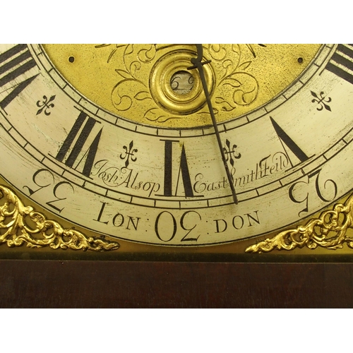 321 - A mahogany longcase clock