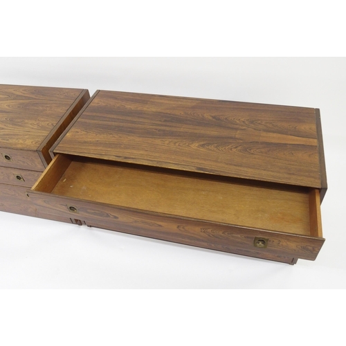 324 - A pair of rosewood chests designed by Robert Heritage for Archie Shine