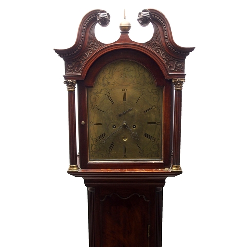 337 - A George III mahogany longcase clock