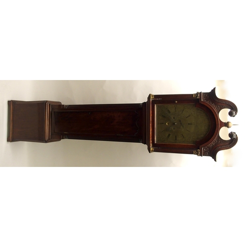 337 - A George III mahogany longcase clock