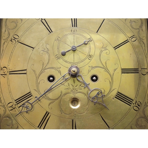 337 - A George III mahogany longcase clock