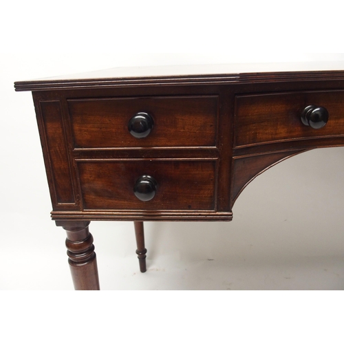 347 - A George IV mahogany dressing table