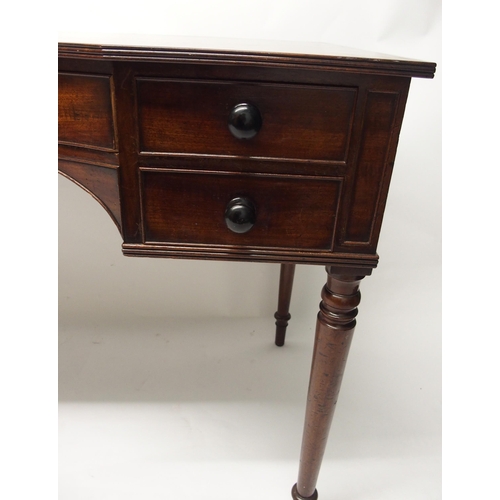 347 - A George IV mahogany dressing table