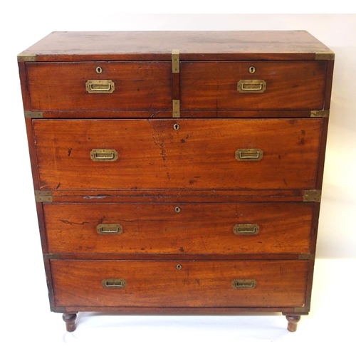 363 - A Victorian military campaign chest