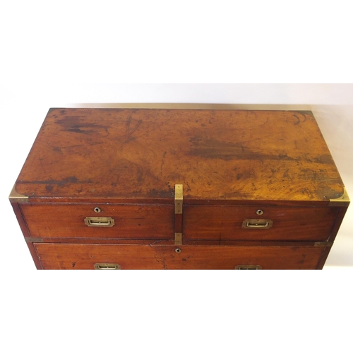 363 - A Victorian military campaign chest