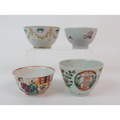 49 - Forty Seven various Chinese export tea-cups