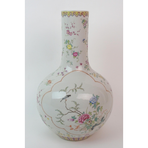 71 - A Chinese baluster vase