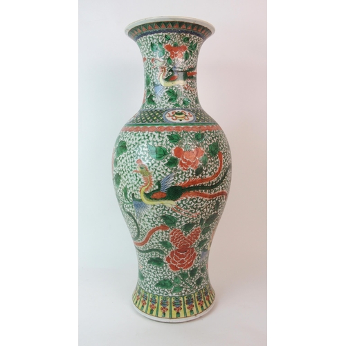 75 - A Chinese baluster vase