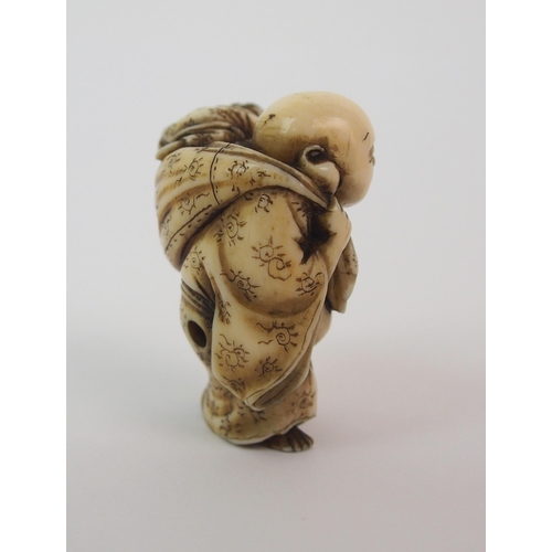 80 - A Japanese ivory netsuke