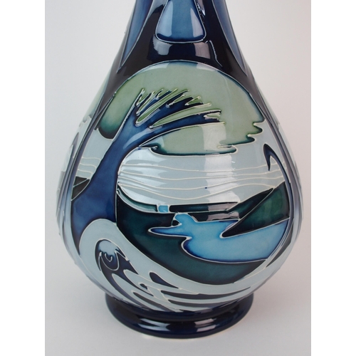 A Moorcroft Pottery Knypersley vase designed by Emma Bossons