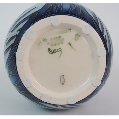 A Moorcroft Pottery Knypersley vase designed by Emma Bossons