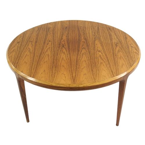 1014 - *WITHDRAWN* A Silkborg circular rosewood coffee table