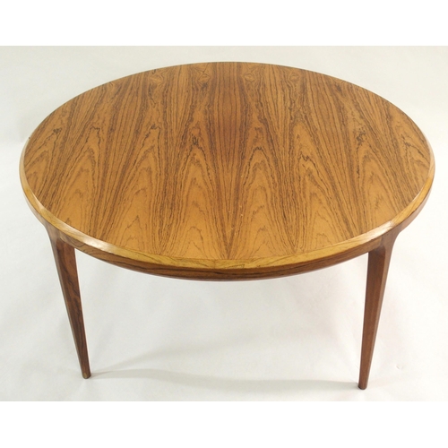 1014 - *WITHDRAWN* A Silkborg circular rosewood coffee table