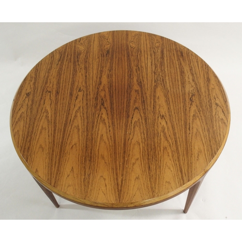 1014 - *WITHDRAWN* A Silkborg circular rosewood coffee table