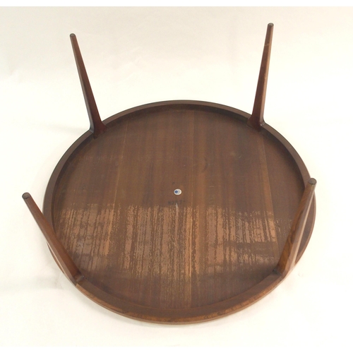 1014 - *WITHDRAWN* A Silkborg circular rosewood coffee table