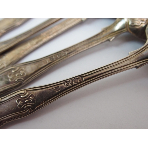 252 - A set of five Irish silver teaspoons