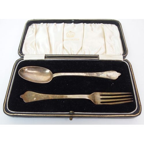 257 - A silver seal top spoon