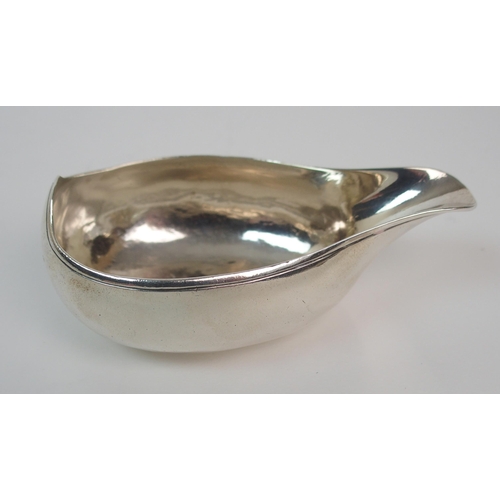 281 - An 18th Century silver pap boat